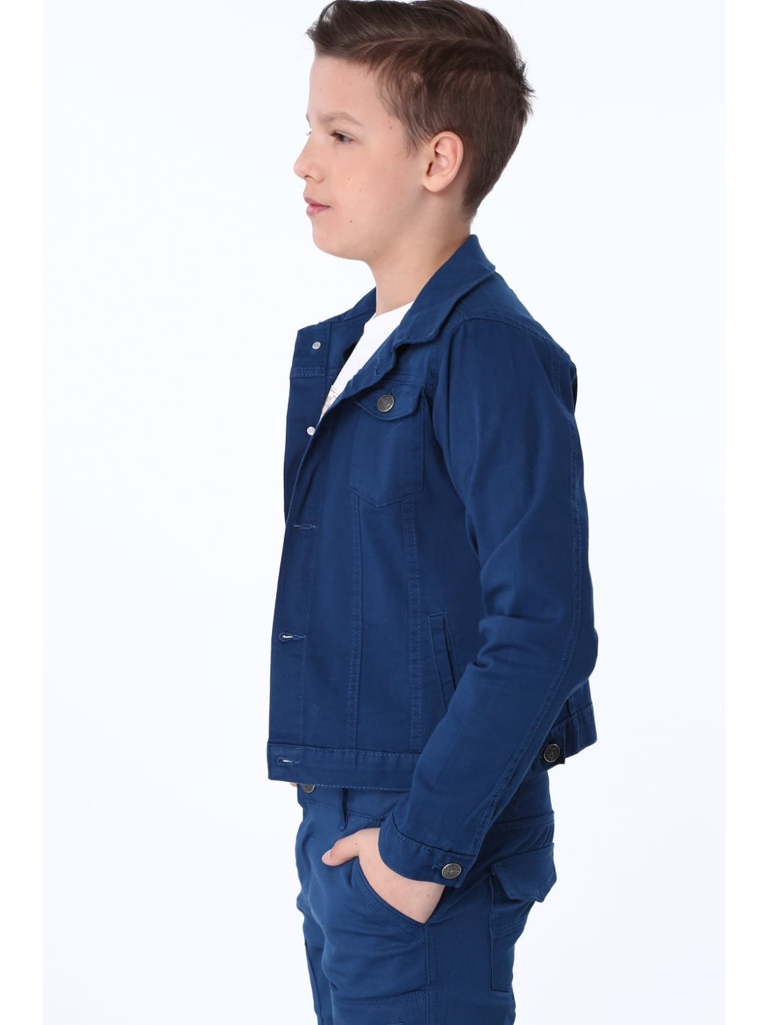 Boys\' navy blue jacket NDZ51600 - Online store - Boutique